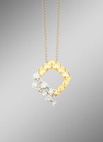 Diamanten hanger met 9 briljanten 