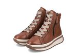 Rieker, trendy dameslaarzen, winterschoenen, met uitneembaar voetbed BRUIN