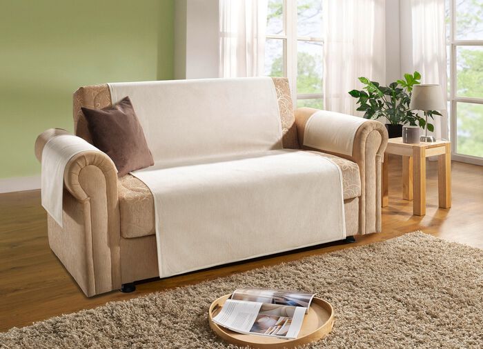 Fauteuilbeschermers, tv-fauteuilbeschermers, bankbeschermers, armleuningbeschermers en kussenhoezen in corduroy-look CR&Egrave;ME