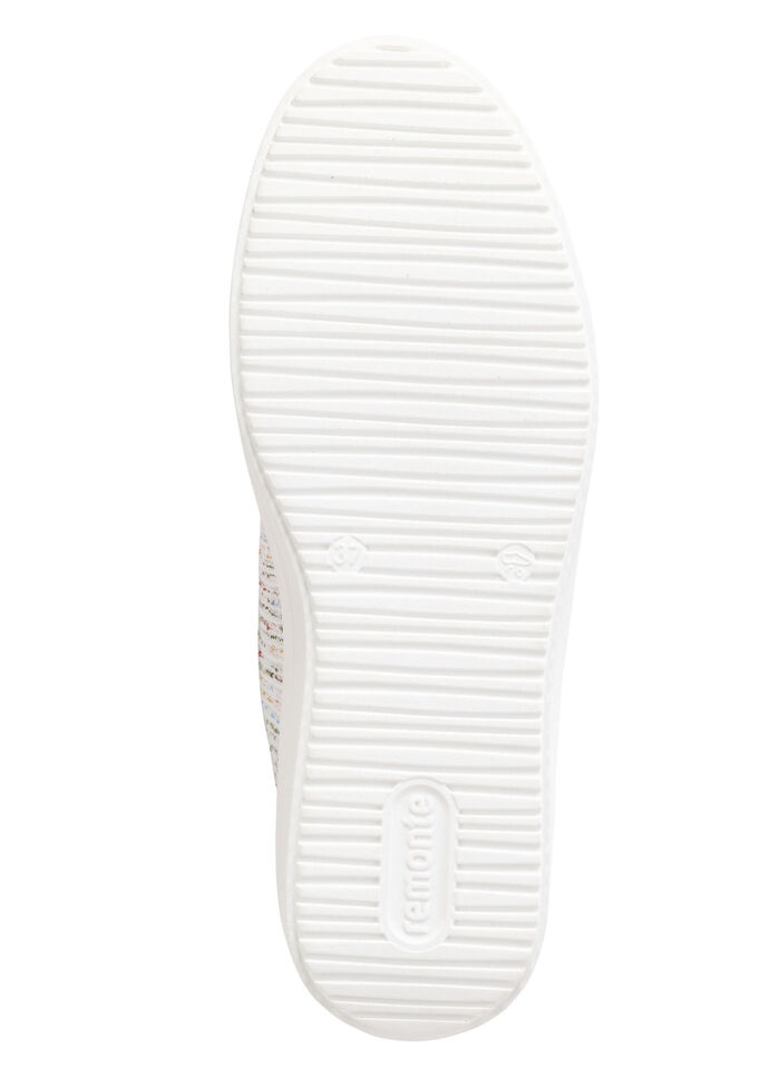 Remonte sneakers gemaakt van effectief gestructureerd textielmateriaal WIT-MULTICOLOR
