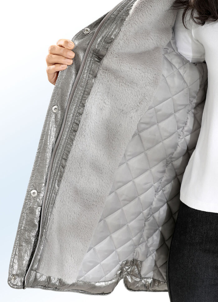 Parka met verfijnde details 