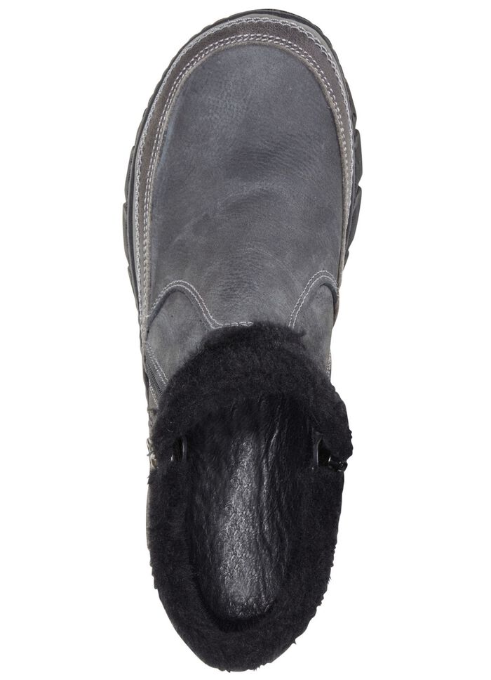 ELENA EDEN laarsje met zwarte pluche kraag 