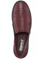 Gemini pantoffels van zacht rundnappaleer BORDEAUX