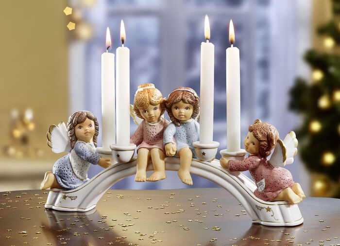 Exclusieve engelenbrug uit de Nina &amp; Marco serie van Goebel 