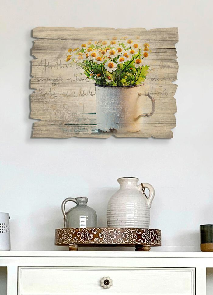 Hoogwaardige digitale print op echt hout 