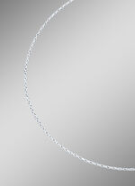 Gevlochten Omega-ketting met karabijnsluiting 