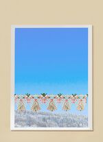 Paaldecoratie gemaakt van echt Plauenkant 