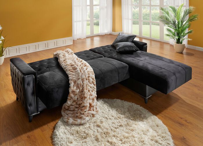 Gestoffeerd meubilair met bedkast en ligfunctie 