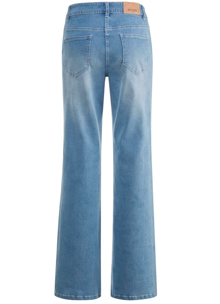 Jeans met trendy vingerafdrukpatroon 