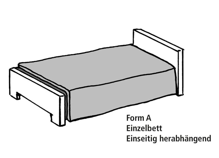 Sprei met lintband en bovenkant van microvezel GEELROOD