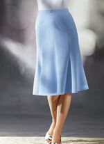 rok met 8 panelen BLAUW