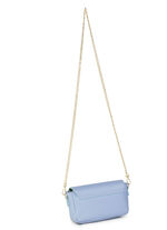 Laurina tas met trendy metalen sieraden HEMELBLAUW