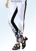 Broek met ritssluiting en sierbies 