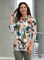 Shirttuniek met inkjetprint 