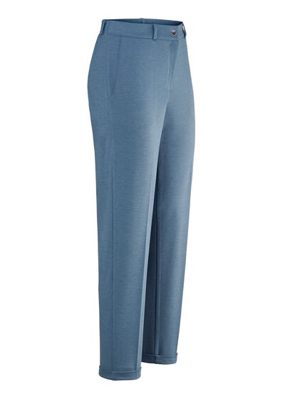 Broek met elastische tailleband aan de achterkant 