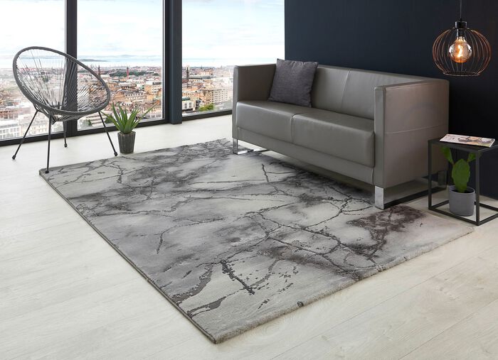 Stijlvolle bruggen en tapijten met marmermotief 