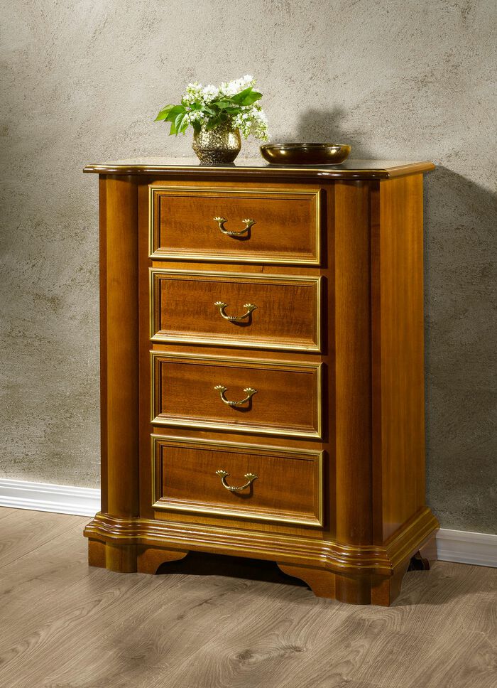 Ladekast serie gemaakt van gedeeltelijk massief hout 