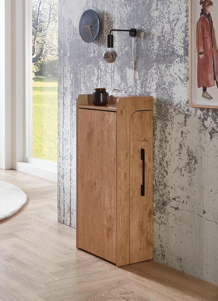 Wandgemonteerde klaptafel op gepoedercoat metalen frame 