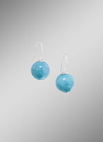 Oorbellen met turkoois 
