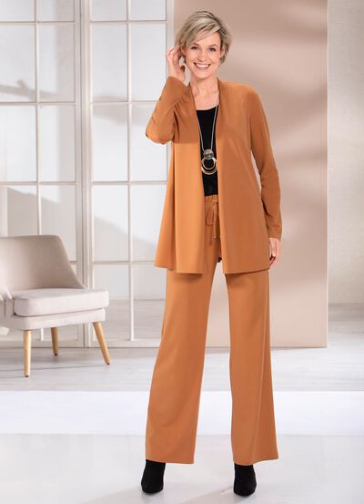 Overhemdjas zonder sluiting, verkrijgbaar in 4 kleuren 