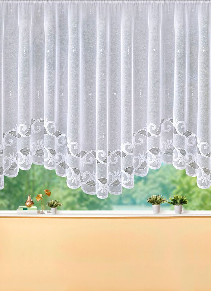 Lichtgewicht boeggordijn met automatische vouwband 