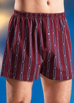 Set van vier boxershorts, met kleurrijke patronen 