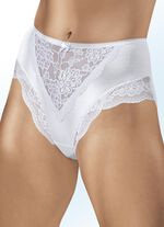 Set van vier slips met elastisch kant 