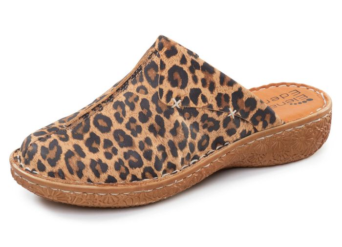 ELENA EDEN, klassieke damesklompen, breedte G, met elastische band 