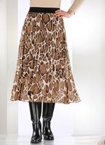 Rok met pliss&eacute;vouwen 