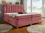 Boxspringbed met 2 praktische bedboxen ROZE