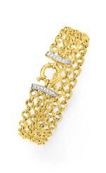 Elegante armband met sieradenveerring 