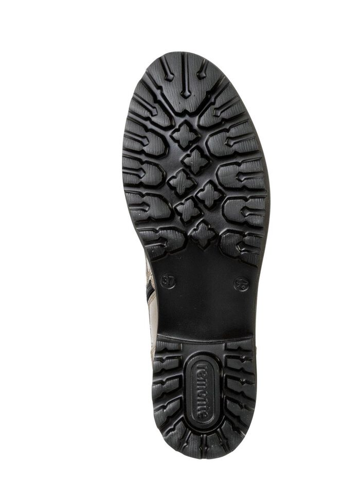 Remonte enkellaarsjes met trendy sierkettingen in veterlook 