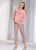 Laurina pyjama met knoopjes aan de voorkant 