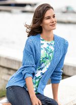 Vest met ajourmotief 