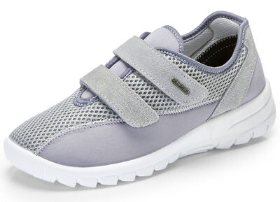 Comfortabele dames klittenbandschoenen, breedte H, met uitneembaar voetbed 