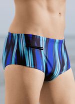 Schwab zwembroek met hoge slipvorm, met zakje met ritssluiting 