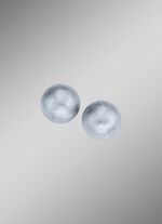 Clip-oorbellen, verguld met witgoud 