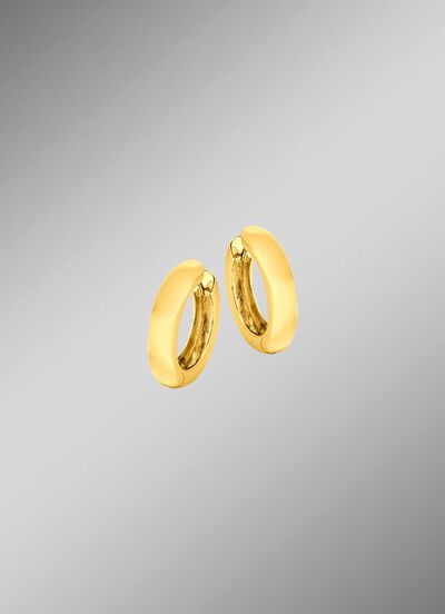 Klassieke, glanzende creolen 