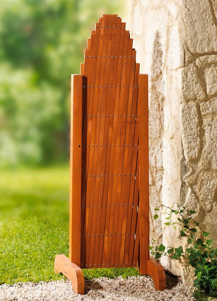 Houten traliewerk voor balkon of terras 