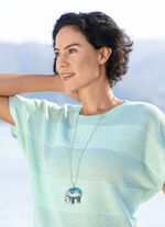 Slangenketting in zilverlook met olifantenhanger 