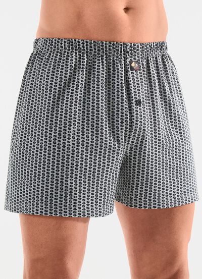 Vijf-pack boxershorts met all-over design 