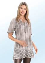 Tuniek met volantmanchetten 