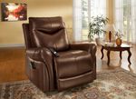 Comfortabele relaxstoel met XXL zitcomfort COGNAC