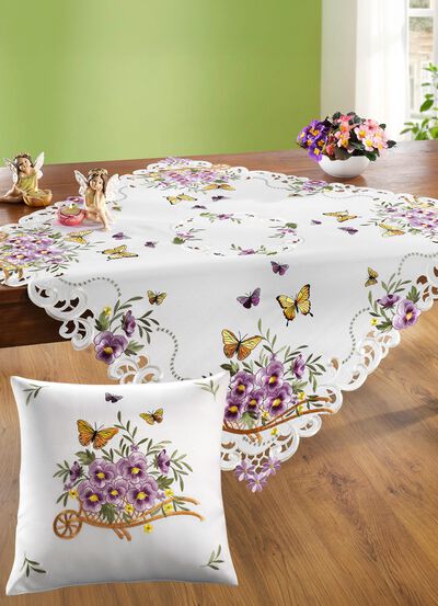 Tafel- en kamerdecoratie in lentestijl 