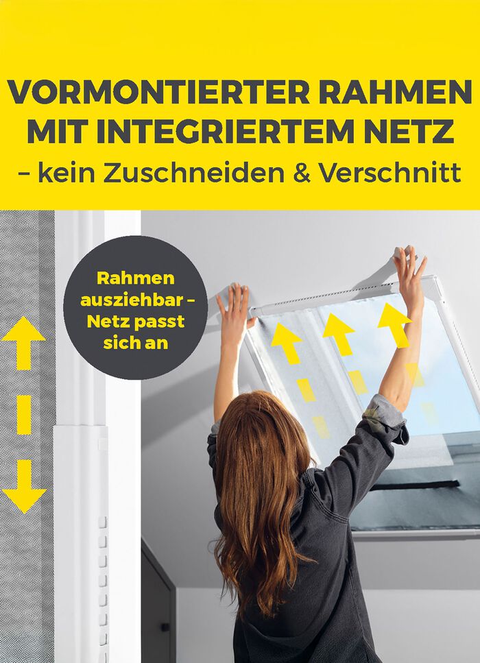 Magic-Fit telescopisch dakraamrooster 