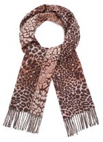 Sjaal met roofdierdessin 