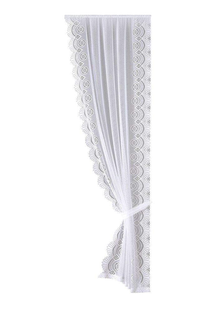 Romeinse gordijnset met universele railtape 