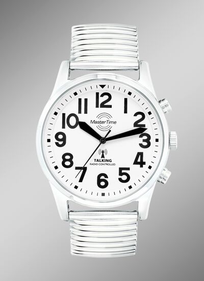 Master Time radiogestuurd herenhorloge met spreektijdaanduiding 