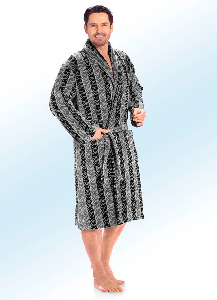 Badjas met sjaalkraag 