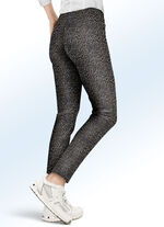 Broek in het actuele Leo-design BRUIN-ZWART